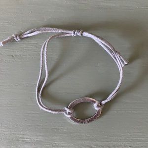Silver string Bracelet